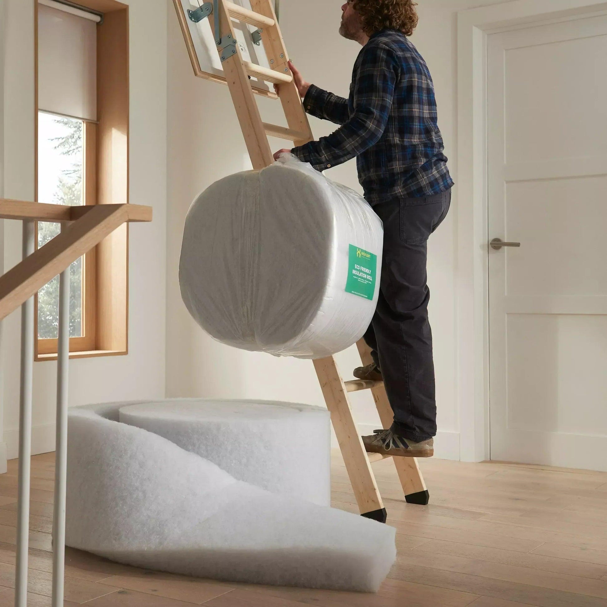 390mm Width - Eco Friendly Itch Free Thermal Insulation Roll - HighLoft