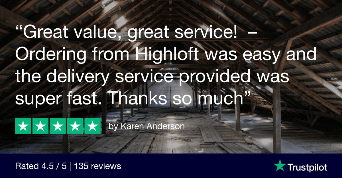 590mm Width - Eco Friendly Itch Free Thermal Insulation Roll - HighLoft